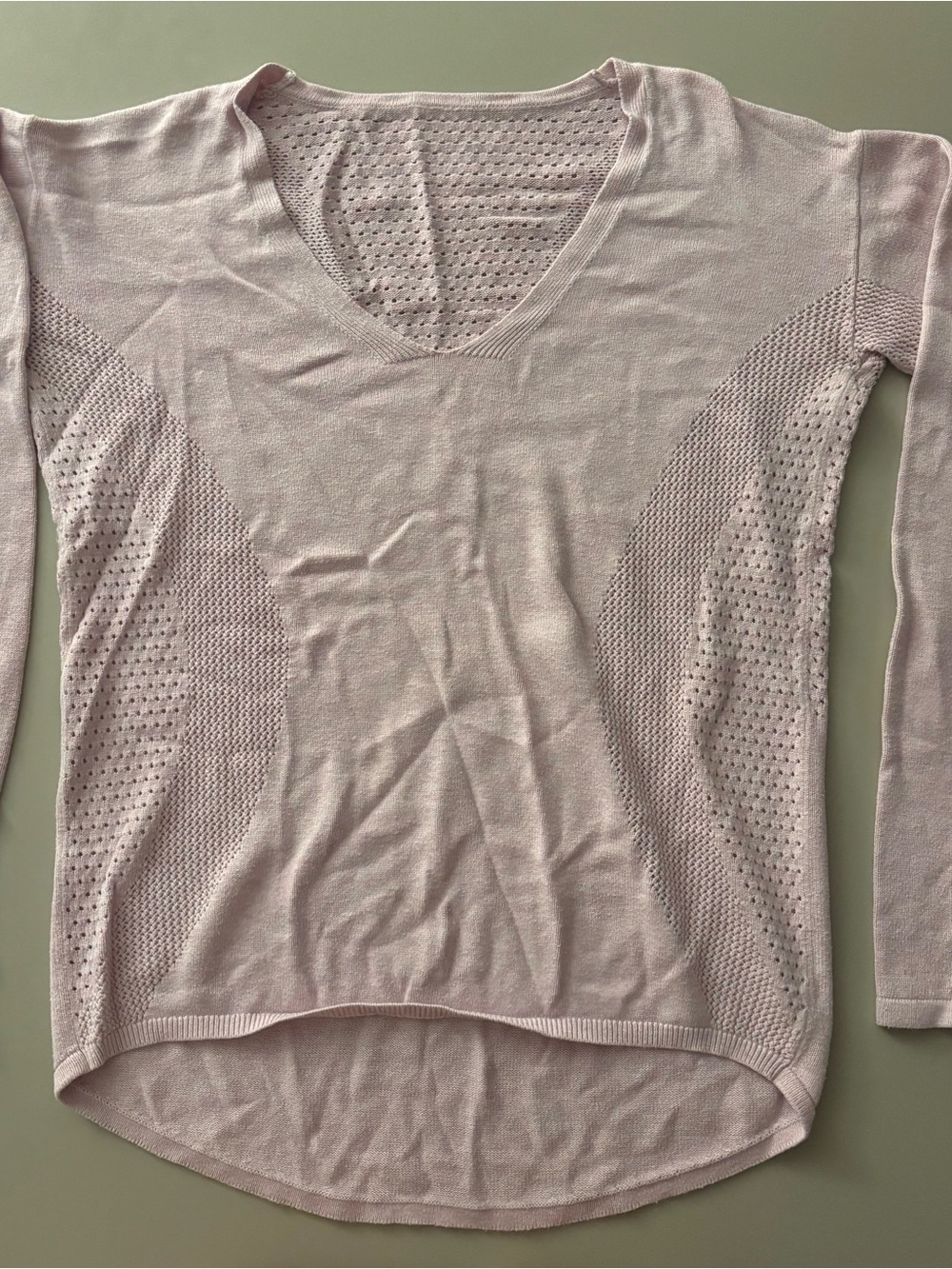 Lululemon Still Movement Long Sleeve Sweater (Heathered Petals)